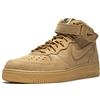 NIKE Air Force 1 Mid '07 Prm QS, Scarpe da Basket Uomo, Marrone/Verde (Flax Flax Outdoor Green), 40.5 EU