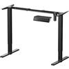 ErGear Gambe da scrivania elettriche, 4 impostazioni di altezza di memoria, altezza regolabile in altezza, gambe per tavolo fino a 120 cm, stazione di lavoro ergonomica con base convertitore, solo
