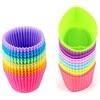 HelpCuisine Pirottini/stampi in silicone per cupcake/stampi muffi n in silicone alimenta re, riutilizzabili. Set d a 36 stampi