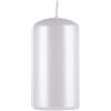 DONAU HOME Candela a colonna standard di vernice/candela di paraffina/60 x 115 mm/bianco perla/candela pilastro/candela decorativa candela di cera / 1 pezzo/per decorazione