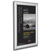 SECO Sseco Seco 13000 - Cornice a Scatto in Alluminio, Formato A4, 4 Lati, 25 mm, Colore: Argento