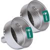 LifeChic Filtro Imbuto per Caffettiera Moka 3 Tazze, Set 2 Pezzi, Ricambio Universale per Moka Espresso Accessorio per Caffè