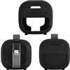 Yaowanguan Custodia in Silicone per Bose Nuovo SoundLink Micro (2ª Gen) Diffusore portatile,per Bose SoundLink Micro 2nd Gen Manicotto da Viaggio Portatile Borsa di Trasporto con Moschettone,Nero