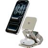 LULULOOK Caricatore wireless Qi2.2 di 25W Stazione di carica magnetica 3 in 1 per iPhone 17/16/15/14/13/12,Apple Watch,supporto pieghevole di carica rapida in alluminio con adattatore GaN 45W