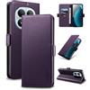 Yunubeyii Cover Libro per Xiaomi Redmi Note 15 Pro 4G,Viola | Blocco RFID,Luxury PU Pelle,Portafoglio,Card Holder,Magnetic Phone Custodia,Kickstand,Protettiva,Antiurto