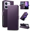 Yunubeyii Cover Libro per Xiaomi Redmi 15C/Poco C85 - [Blocco RFID] Luxury PU Leather Portafoglio Card Holder Magnetic Phone Custodia con Kickstand, Cover Protettiva Antiurto, Viola
