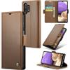 Rerzoiro Cover per Samsung Galaxy A32 5G Custodia Portafoglio [Blocco RFID] Premium Pelle PU Wallet Case Flip Libro con Porta Carte Slot Supporto Flip Case per Samsung Galaxy A32 5G, Marrone