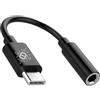 CLEM Provence Clem Tech USBC to Jack Audio Adapter, Adattatore USB C a Jack 3,5mm Aux Cuffie con Chip DAC, Compatibile con Samsung Galaxy S24/S23, Huawei, MacBook Pro, iPad Pro, Google Pixel - Nero