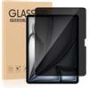 ZhuoFan Privacy Pellicola Protettiva per iPad Air 13 Pollici M3/M2 (2025/2024),AntiSpy in Vetro Temperato Film,HD Anti-impronte Durezza 9H Facile Installazione Senza Bolle,Pacco da 1