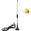 Vecys Antenna 868 MHz Cavo Prolunga Antenna GSM 3dBi SMA 3m Cavo RG174 Base Magnetica Adattatore Spina SMA Compatibile con Homematic CCU3 CCU2 Raspberry Pi HM MOD RPI PCB Kit ELV Kit Raspberry Matic