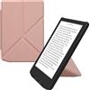 kwmobile Custodia Pieghevole Compatibile con Pocketbook Verse/Pro/Color/Vivlio Light Cover - Cover Magnetica Pelle PU eReader con Stand - oro rosa