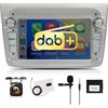 Rimoody【DAB+】2G+64G 7'' Android 15 Autoradio per Alfa Romeo MITO 2008-2016 Carplay Senza Fili Android Auto Navi GPS WiFi Mirror Link Bluetooth FM/RDS EQ Comandi al Volante Retrocamera