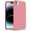 N NEWTOP Cover Compatibile per Apple iPhone 16E, Custodia TPU SOFT Gel Silicone Ultra Slim Sottile Flessibile Case Posteriore Protettiva Anti Urto Guscio Scocca Colorato Fina (Rosa)