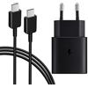 KenSera 25W USB C Caricabatterie con cavo di Ricarica veloce 1.5M Telefono Cellulare Veloce Caricabatterie per Samsung Galaxy S25 S24 S23 S22 S21 S20 Ultra A70 A55 A54 A53 A52 A34 A33 A15 M52 M34 M14 M13