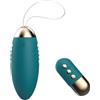 Oziral Vibratore con telecomando, stimolazione del punto G e del clitoride, 10 modalità di vibrazione, sex ball con telecomando, sex toy per coppie e donne, uovo vibrante ricaricabile, verde