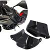 BIUGERCN Paramani per moto, antivento, in plastica ABS, per NC700X 750X CB650F CTX700 2014-2018, nero