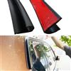 YESUKD Striscia autoadesiva a forma di J per grondaia da camper, striscia di deflessione della pioggia sul tetto per veicolo, camion, camper, barca, auto, furgone, porta, camper in PVC in plastica antigoccia