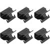 Be In Your Mind 6Pcs Cowl Scuttle Pannello Trim Clip Compatibile con Ford Focus MK2 1329640 Anteriore Sotto ParabrezzaMetallo Nero Parti Interne del Veicolo Accessori di Ricambio Auto