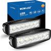 WOWLED 2 Pz 18W CREE LED lampada di inondazione del lavoro della luce di azionamento per SUV ATV del camion del crogiolo
