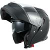 MY Casco Moto Modulare 935, Caschi Integrali Moto Omologato ECE 22.06 con Doppia Visiera per Uomo Donna (Nero Opaco, M)