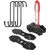 AXILYZE Strumento di Pressa per Pinza Freno con 4 Ganci, Chiave a Cricchetto Espandibile a 360 Gradi per Pinze Freno a Disco con Pistoni Singoli, Doppi, Quadrupli e Sestuple