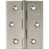 Amig - Confezione da 2 cerniere fisse in ottone senza estremità - 60 x 40 mm - Modello 1002 - Finitura cromata opaca - Canto quadrato - Profilo laminato - Facile installazione e utilizzo - Fai da te