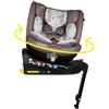 COSATTO Come & Go - Seggiolino auto girevole a 360°, dalla nascita a 4 anni (0-105 cm), gruppo 0/0+/1 base integrata ISOFIX, R129, ERF, protezione dagli impatti laterali, 5 punti Plus Anti Escape