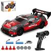 Siereolly Drift Car 1:24 Auto da corsa telecomandata 20 km/h 4 WD 2,4 GHz Telecomando Mini RC Car con luci a LED per bambini
