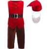 Lito Angels Children's Apparel Lito Angels Costume con Cappello per Bambino, Rosso, 11-12 Anni 152