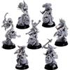 Forged Terrain Fantasy Swamp Goblin Frog Riders Set miniature in scala 32 mm per unità di cavalleria da gioco da tavolo Monster Pack figure