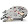 GOLIATH Wood Worx Star Wars Millennium Falcon, Set di Costruzioni Artigianali Fai da Te dai 5 Anni in su, Set di Costruzioni in Legno Sostenibile Certificato FSC per Bambini