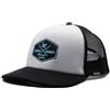 Surf Monkey Cappello Trucker imbottito con griglia per ragazzo/ragazza - 6-12 anni/Wear&Care, Rosa fluo, Taglia unica
