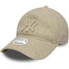 New Era Donne MLB 9TWENTY Melton Luxe Cap New York Yankees beige
