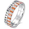 FANCIME Harry Potter x FANCIME Collaboration - Gryffindor House Ring, Sterling Silver Ring Jewellery Gift for Women Girls Her
