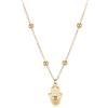 S'Agapõ Collana Girocollo Donna, Collana Donna in Acciaio con Simbolo Mano Di Fatima | Collezione Witch - SWH08