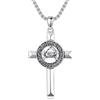 ROMANTICWORK 12 collane con segno zodiacale in argento Sterling 925, costellazione, ciondolo con segno zodiacale, collana oroscopo, regalo per uomo e donna, Argento sterling, Non pietra preziosa