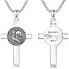 ROMANTICWORK ROMANTIC WORK Collana egiziana in argento Sterling 925 Egitto Ankh/Anubis Ciondolo Egiziano Gioielli Regali per Uomo Donna