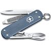 VICTORINOX Multiuso Classic Precious Alox, 5 Funzioni, Made in Switzerland, con Forbici, Cacciavite, Anello Portachiavi, in Scatola Regalo