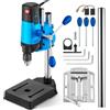 Bonvoisin Trapano a Colonna da Banco 1200W, 6 Velocità Variabili, Massima 2800RPM, Diametro di Foratura 35mm, per Fai da Te/Lavori Domestici/Lavorazione dei Metalli (EU)