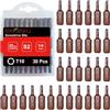 BAKESHU T10 bit x 30 pezzi, Torx Bit T10 1/4 attacco esagonale (lunghezza 25 mm)