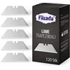 Filzada® 120x PROFI Lame trapezoidali per coltelli per tappeti - 0,5 x 0,5 mm - Lame di ricambio ultra affilate anche per coltelli da taglio