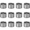 PATIKIL Distanziali Acciaio M6 12pz Distanziali Metallici Acciaio 6 Mm ID x 8 Mm OD x 5,6 Mm L Distanziatore per Viti Acciaio Carbonio Rotondo per Bulloni a Vite 1/4 o M6