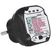 Walfront Tester di Presa a Muro Rilevatore Automatico di Corrente Elettrica Tester di Presa Elettrica BSIDE AST01(220V)