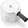 Uadme Contenitore per Polvere per Sega a Tazza, 160 mm / 6,3 Pollici Raccogli Polvere Trapano, Ciotola per Frassino in Gomma, per Martelli Elettrici, Picconi, Trapani