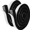 SHUESS 2 rotoli di nastro sigillante autoadesivo, in gomma espansa, 25 mm (larghezza) x 20 mm (D), in schiuma per finestre, guarnizioni per porte, sigilli anti-collisione, isolamento acustico,