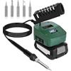 GZYZ Set di saldatore per batteria Bosch Home and Garden PBA da 18 V, 60 W, senza fili, portatile, con USB e tipo C, per fai da te, riparazione di dispositivi (senza batteria)