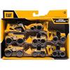 Cat ToysOfficial | Macchine e camion giocattolo per bambini |8 pezzi - 2 camion ribaltabile, 2 pala caricatrice, escavatore, terna escavatore, bulldozer, | giocattoli per bambini 3 anni o più