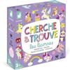 Janod - Il mio primo cerca e trova - Gioco educativo - Riflessione sul tema degli unicorni - Gioco da tavolo per bambini dai 3 anni in su con carte e accessori in legno - Logica e osservazione