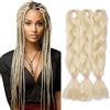 Rich Choices Treccine Africane Extension per Treccine Africane Trecce Finte per Capelli 24 Pollice Sintetici 3 Bundles-biondo candeggina