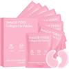 KOSLEOW 8 paia Patch Occhi per Occhiaie e Borse, al Collagene e Acido Ialuronico, Maschera Idratante Contorno Occhi Antifatica, Con Niacinamide ed Estratto di Caffè